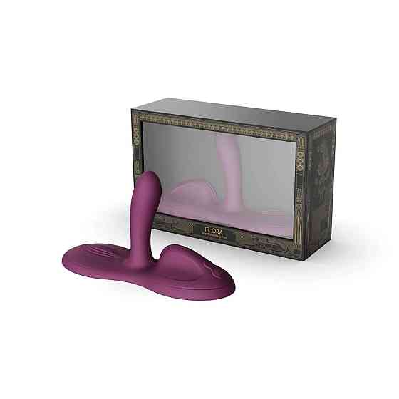Sit-on-top смарт-вібратор Zalo – Flora Smart Vibrating Pad Velvet Purple, 9 моторів Sex Aura Київ