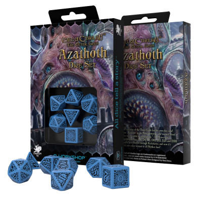Набір кубиків для настільних ігор Q-Workshop COC The Outer Gods Azathoth Dice Set (7 шт) (SCTA08) Вінниця - фото 2
