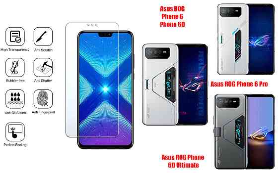 Защитное стекло NeoGlass для Asus ROG Phone 6, 6D, 6 Pro, 6D Ultimate – ультрапрозрачное и устойчивое Киев