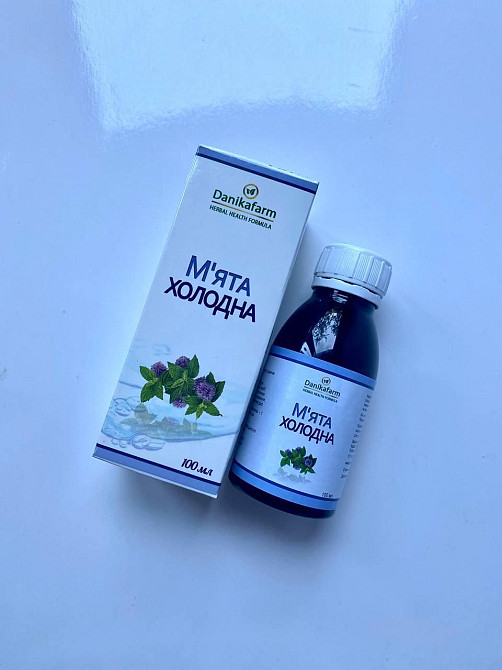 Натуральная добавка ДаникаФарм БАЖ Мята холодная 100мл Киев - изображение 1