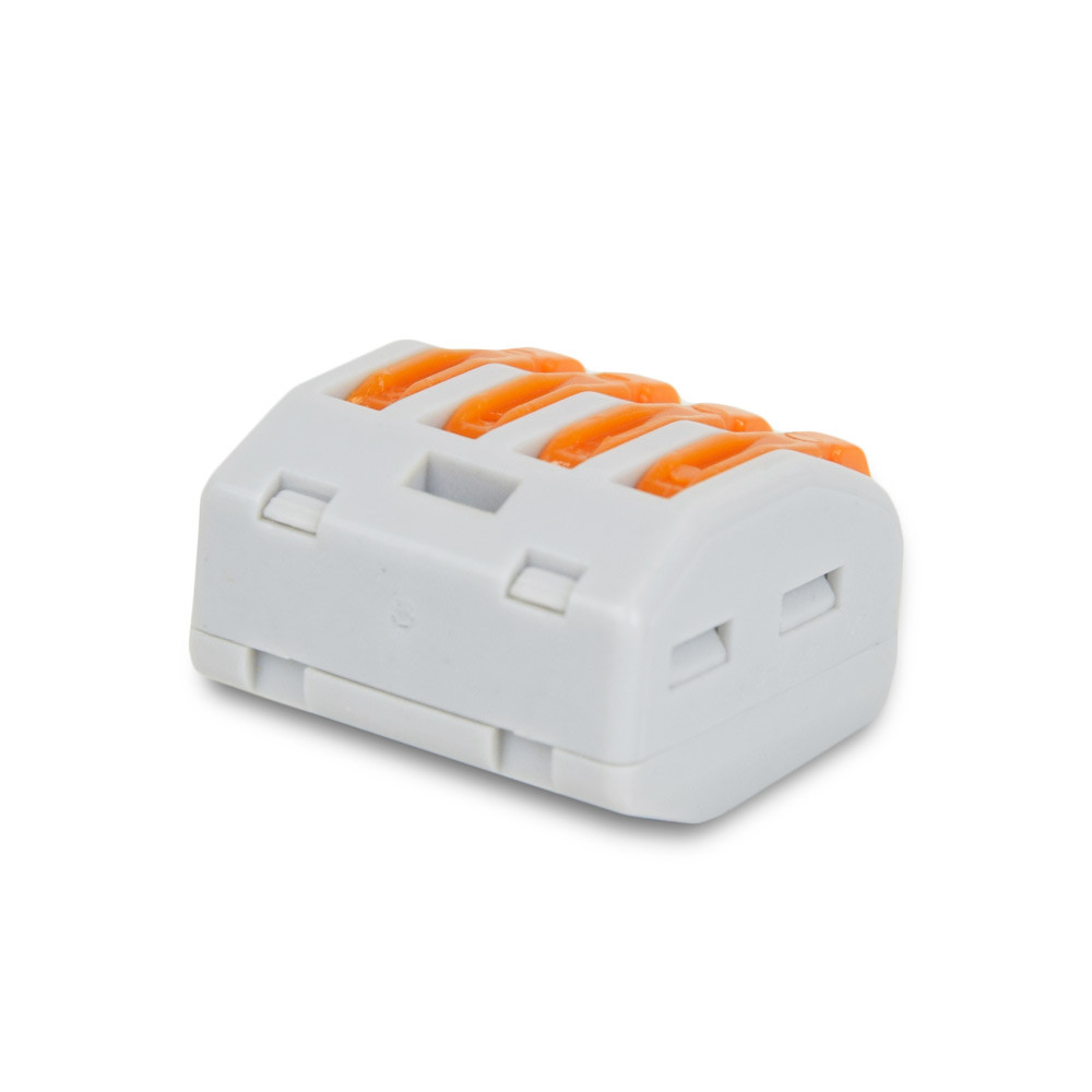 Клема швидкого монтажу з важелями на 4 дроти 222-414 Київ - фото 3