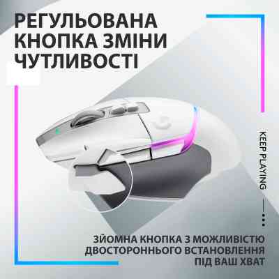 Мышка Logitech G502 X Plus Wireless White (910-006171) Винница