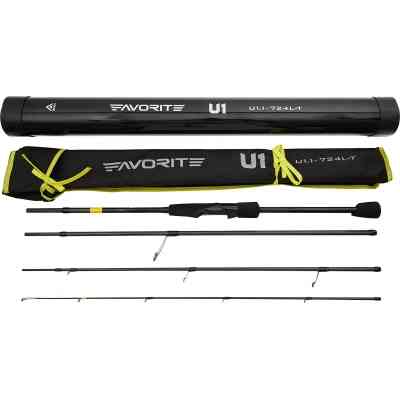 Удилище Favorite U1 724L-T 2.18m 3-12g Fast (4 част.) (1693.07.74) Винница