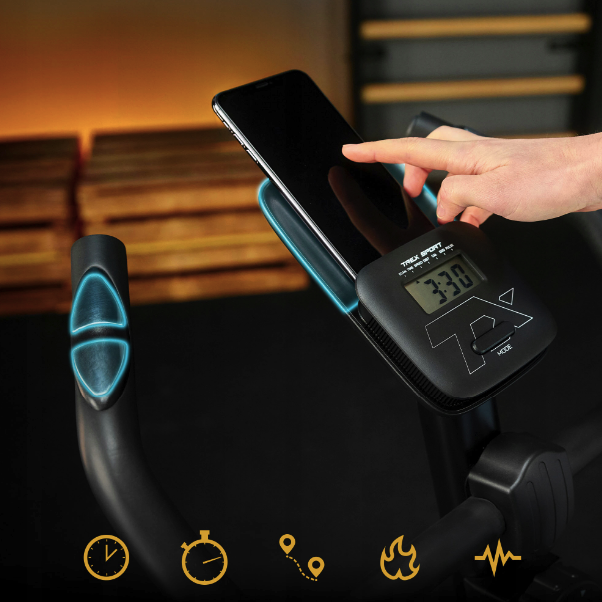 Велотренажер магнитный TX-350MB домашний компактный тренажер для дома кардио и фитнес тренировок ЧЕРНЫЙ Киев - изображение 6