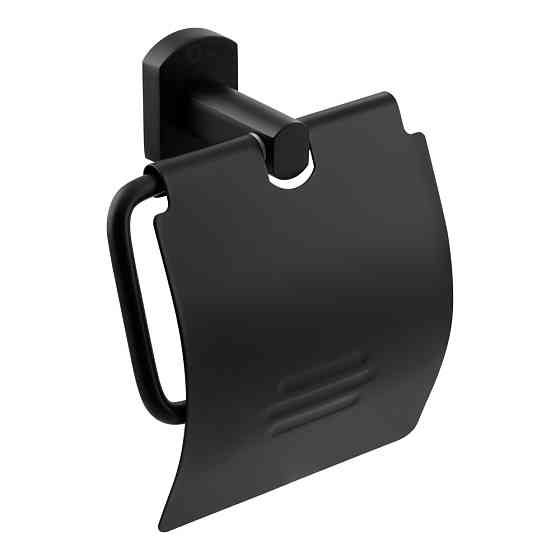 Тримач для туалетного паперу Qtap Liberty QTLIBBLM1151 Black Київ