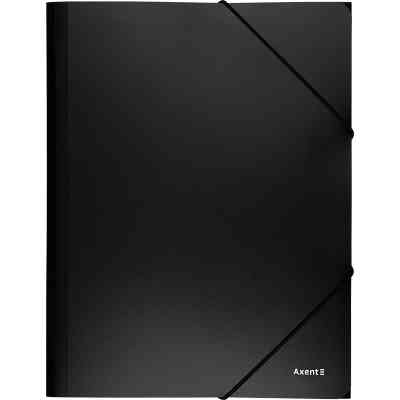 Папка на резинках Axent A4 500 мкм black (1508-01-A) Винница
