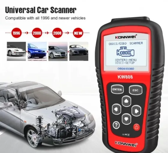 Автомобільний сканер OBDII/EOBD сканер KW 808 Київ