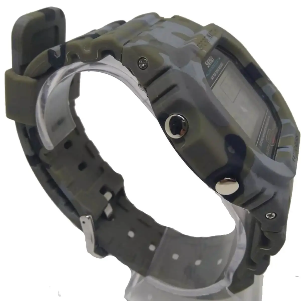 Чоловічий спортивний годинник Skmei 1471 (Зелений камуфляж) Вінниця - фото 8