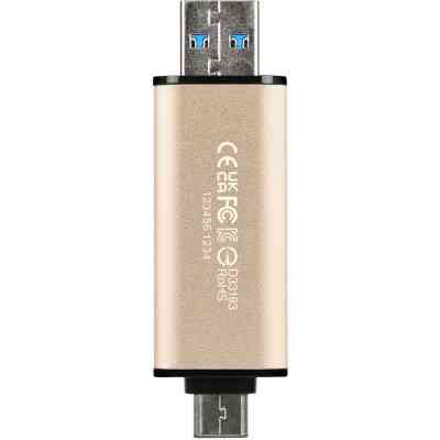 USB флеш накопичувач Transcend 512GB JetFlash 930C Gold-Black USB 3.2/Type-C (TS512GJF930C) Вінниця
