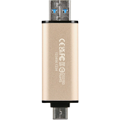 USB флеш накопичувач Transcend 512GB JetFlash 930C Gold-Black USB 3.2/Type-C (TS512GJF930C) Вінниця - фото 6