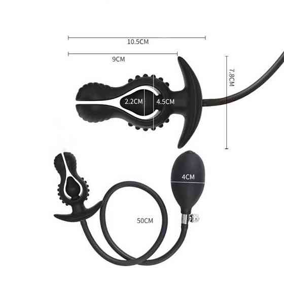 Надувной анальный расширитель Aisin Bud 4,5 см - 8 см – Анальные игрушки Винница