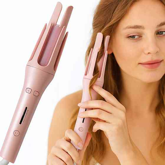 Автоматична плойка для завивки волосся,від мережі,120Вт,34х8х6 см,36018,Рожевий Київ