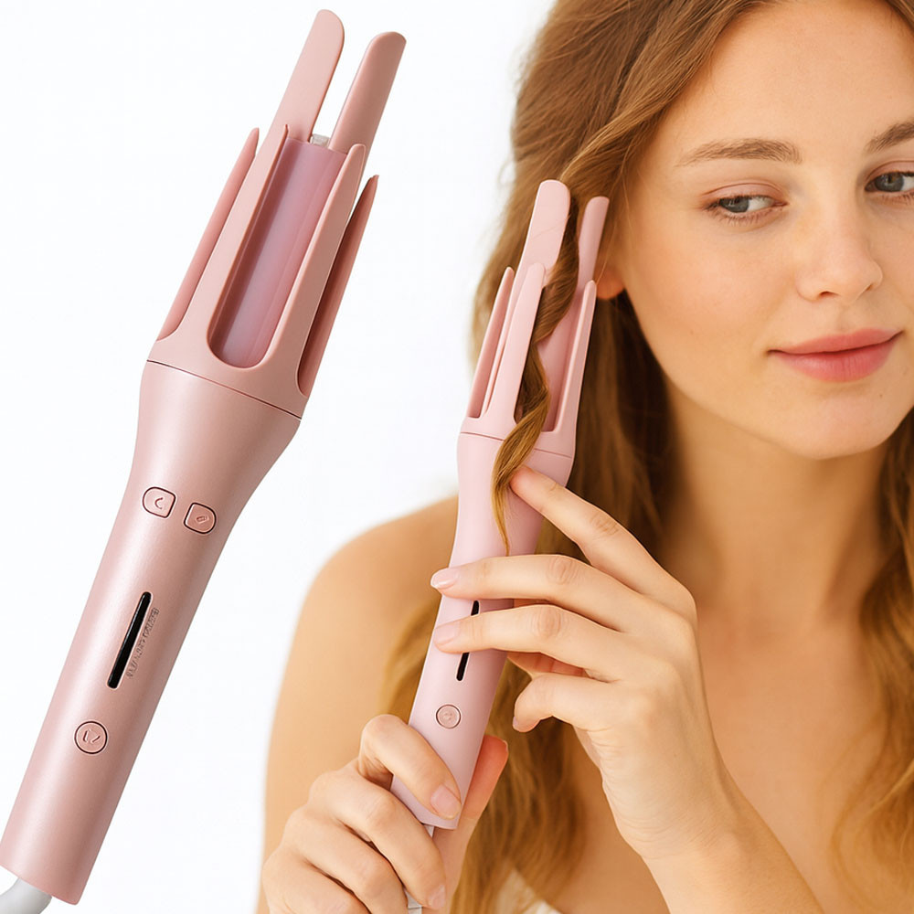 Автоматическая плойка для завивки волос,от сети,120Вт,34х 8х6 см,36018,Розовый Киев - изображение 1