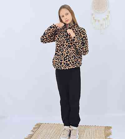 Дитячий теплий костюм (толстовка+штани)  Леопард Кам'янець-Подільський