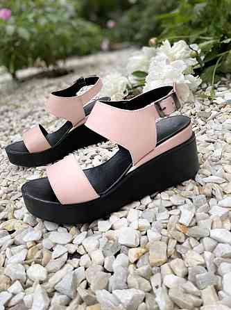 ARLEN Босоніжки жіночі ARLEN Бос-01 пудра (літо, шкіра натуральна) (3791) Коломыя