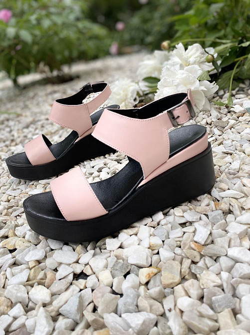 ARLEN Босоніжки жіночі ARLEN Бос-01 пудра (літо, шкіра натуральна) (3791) Коломия - фото 5