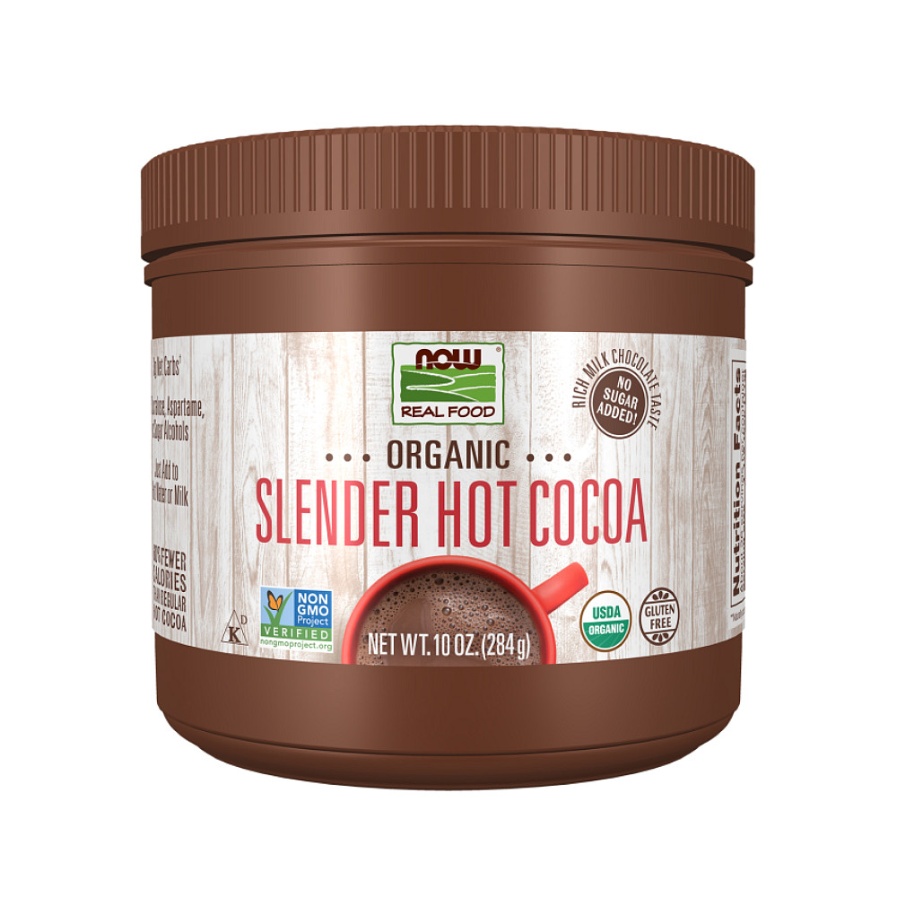 Какао Now Foods Slender Hot Cocoa Organic - 284g Луцк - изображение 1