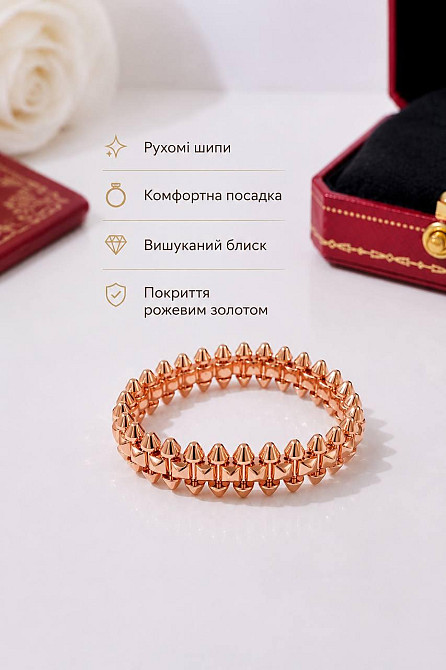 Кільце Cartier преміум Juste un Clou «зубчики» | рожеве золото (напилення) | люкс якість Одеса - фото 11