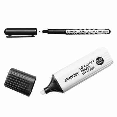Маркер Stanger набор из маркера для CD-DVD, 0,5 мм и корректора (710003) Винница