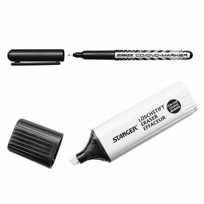Маркер Stanger набор из маркера для CD-DVD, 0,5 мм и корректора (710003) Винница - изображение 1