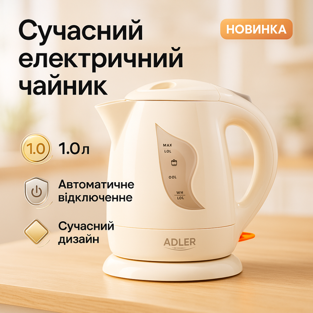 Красивый электрочайник, Эргономичный электрический чайник, Самый лучший чайник Мощный кухонный XW-16 Львов - изображение 2