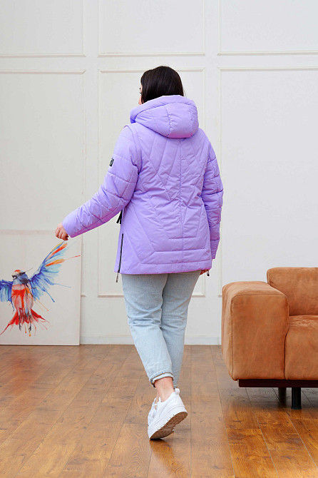 Жіноча демісезонна куртка трансформер. Куртка жилет 52-66р Київ - фото 3