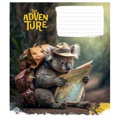 Зошит Школярик Best adventure 12 аркушів лінія (012-3285L) Вінниця