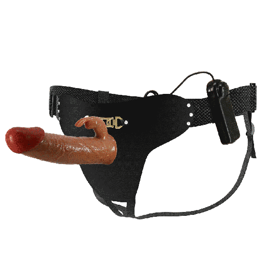 Страпон унисекс с вибростимуляцией Pretty Love - Marion Universal Strap-On Harness, Dildo 7.4'' Sex Aura Киев