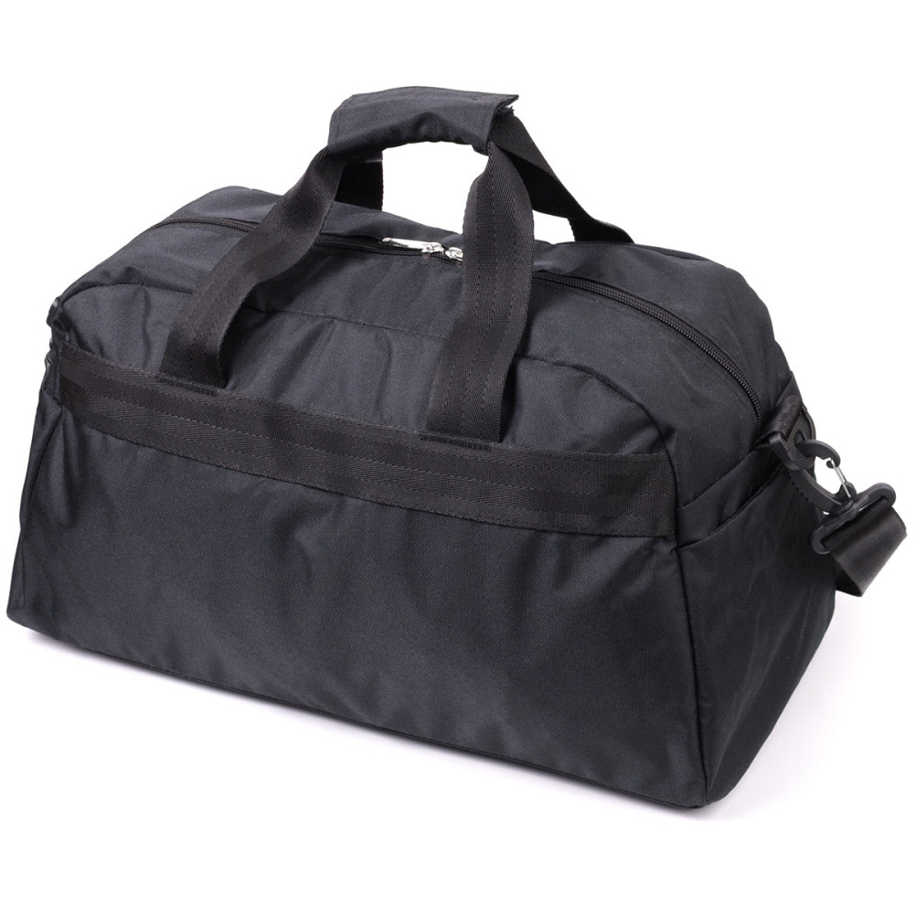 Невелика дорожня сумка з якісного поліестеру FABRA 22581 Чорний Київ - фото 4