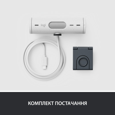 Веб-камера Logitech Brio 500 Off-White (960-001428) Винница - изображение 3