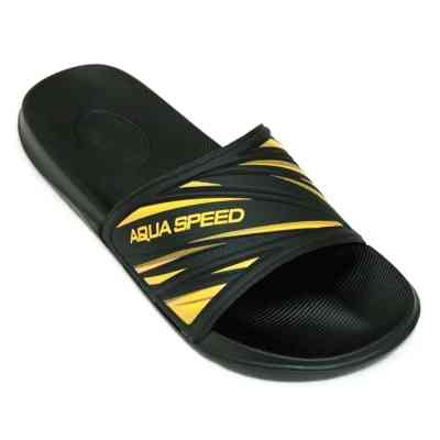 Шлепанцы Aqua Speed Idaho 514-18 чорний, жовтий 46 (5908217668233) Винница