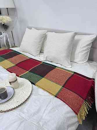 Vladi Плед Vladi 170x210 см вовняний 70% червоно-зелений 01/LIAM Киев