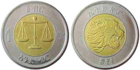 Ethiopia Эфиопия 1 Byrr 2010 UNC Полтава