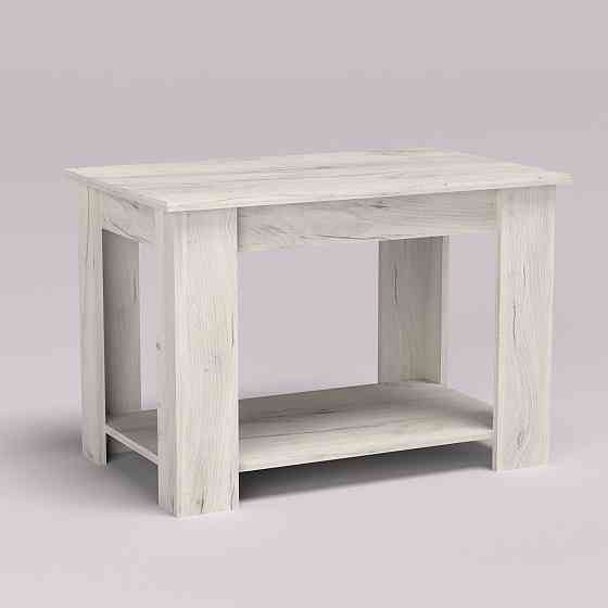 Стол журнальный Квант-2, Дуб Крафт Білий, 800/500/550 Львов