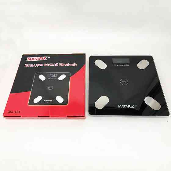 Весы для отслеживания здоровья MATARIX MX-454 App, Напольные весы с мобильным приложением JK-55 Львов