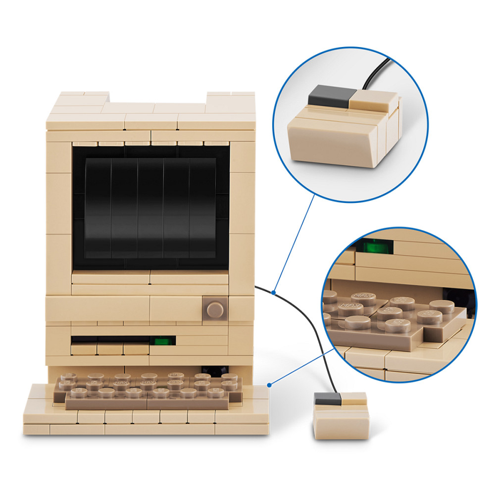 Конструктор в капсулі Max серії Retro S1 – Комп’ютер Макінтош Дніпро - фото 9