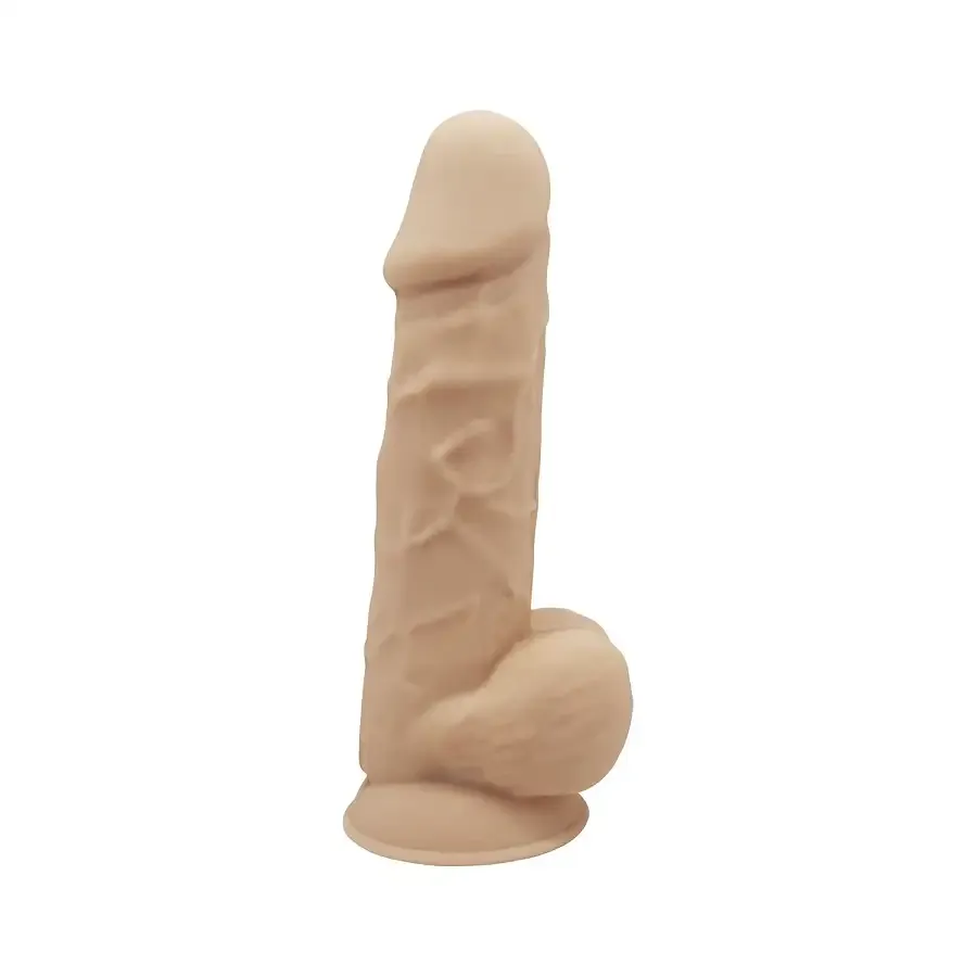 Фалоімітатор з вібрацією SilexD Norman Vibro Flesh (Model 1 size 8,5") + LRS, діаметр 5 см Львів - фото 2