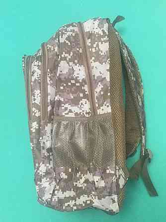 Рюкзак военный тактический песочный пиксель, размер 50*33*20см, 4 кармана спереди и 2 боковых. Мужской рюкзак Киев