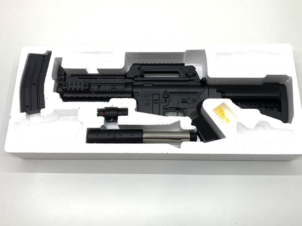 Автомат іграшковий на пульках лазерний приціл 71см Чорний (1239-5A) Чернигов - изображение 3