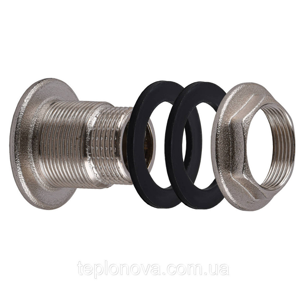 Врезка в бак 3/4″Н никелированное усиленное NO304R OPTIMUM Черновцы - изображение 3