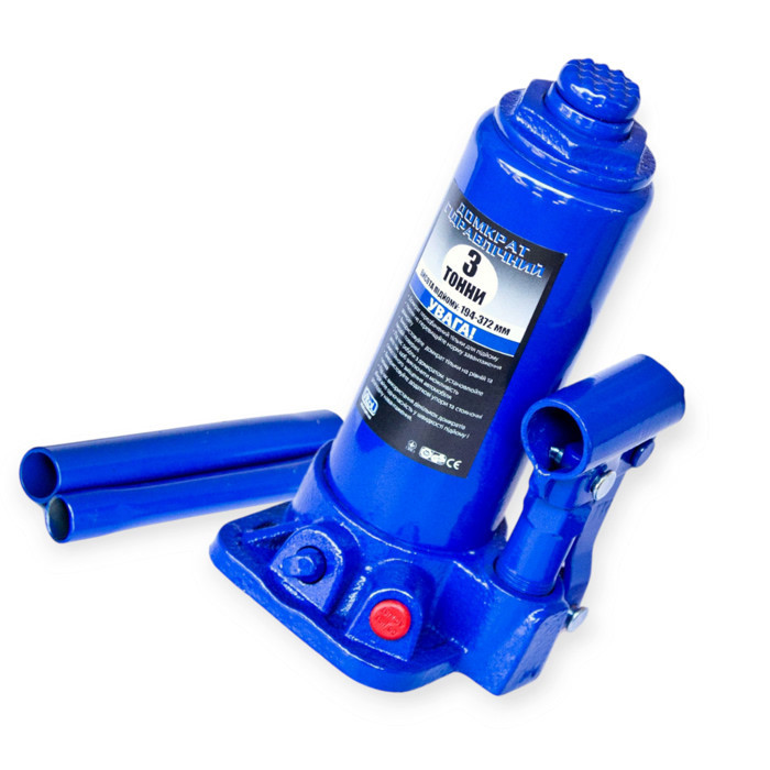 Домкрат гідравлічний 3 т, 194-345 мм (футляр) Мукачево - фото 1