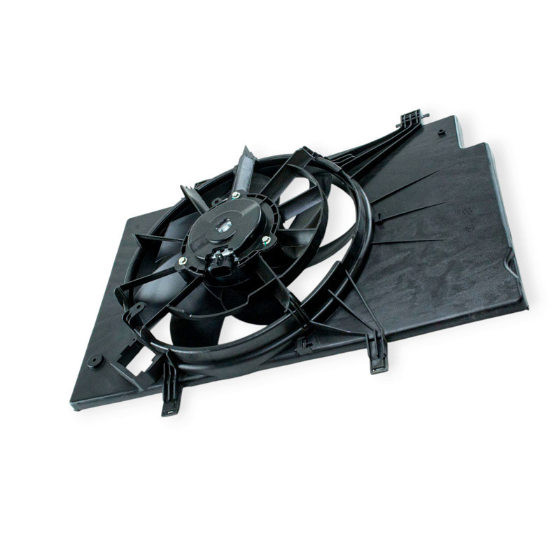 Вентилятор Ford B-Max 1.4-1.6i, D 12-, Fiesta 1.2-1.6i, D (2008-) в сборе радиатора Мукачево - изображение 1