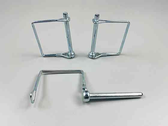 Палець із капелюшком стопорний 6х60 + блокувальний чек прямокутник Мукачево