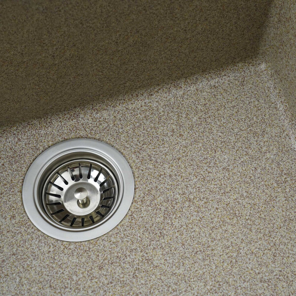 Гранітна мийка для кухні VALESO OASIS 5444 матова Карамель Коломыя - изображение 6