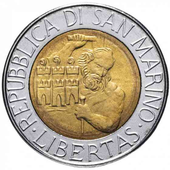 Монета 500 літрів. 1994 рік, Сан-Маріно.UNC Полтава