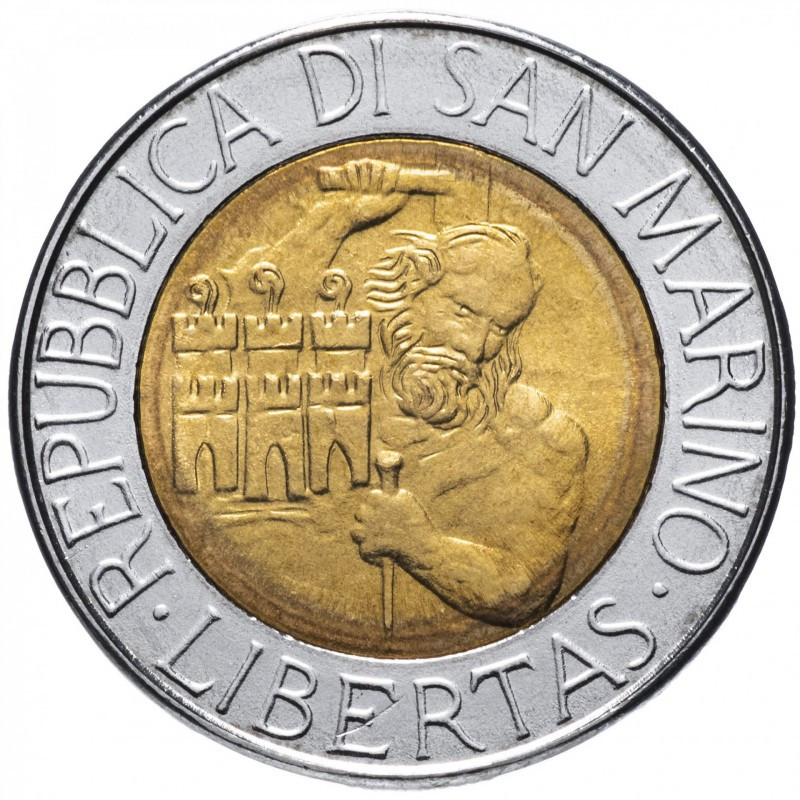 Монета 500 лир. 1994 год, Сан-Марино.UNC Полтава - изображение 1