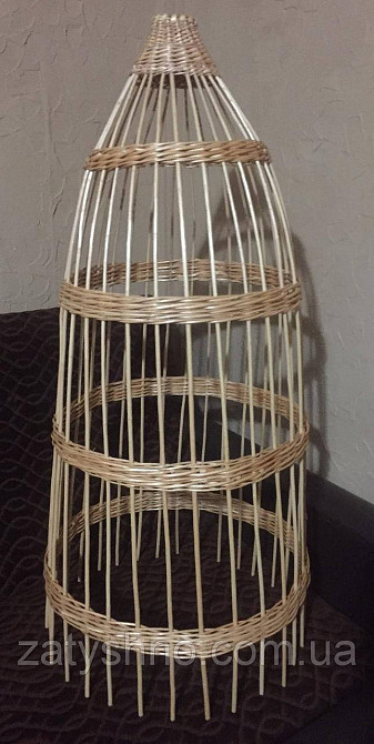 Люстра плетена прозора | люстри в ресторан  | торшери абажури бра велика Київ - фото 4