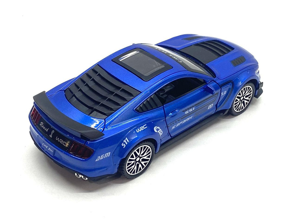 Машинка металева TK Union Group Ford Mustang Shelby 1:32 світло звук Синя (GT-1712) Чернігів - фото 5