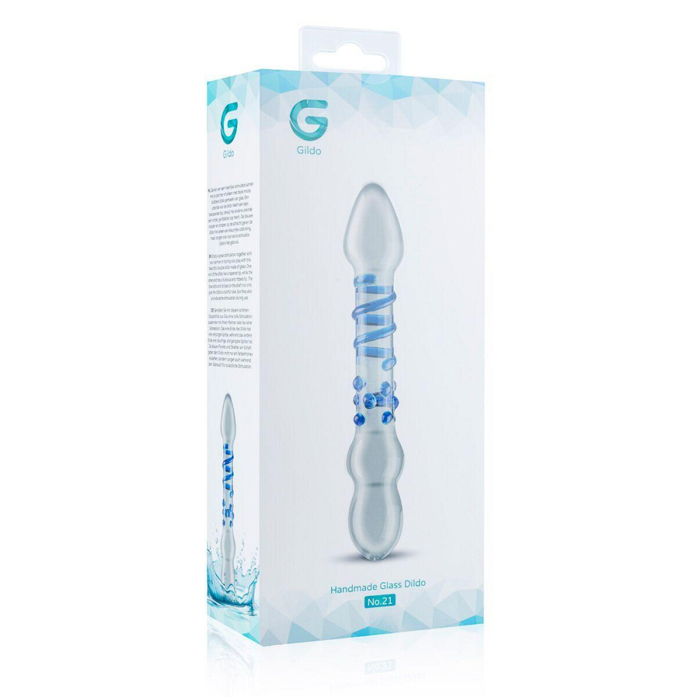 Стеклянный дилдо Gildo Glass Dildo No. 21 Sex Aura Киев - изображение 5