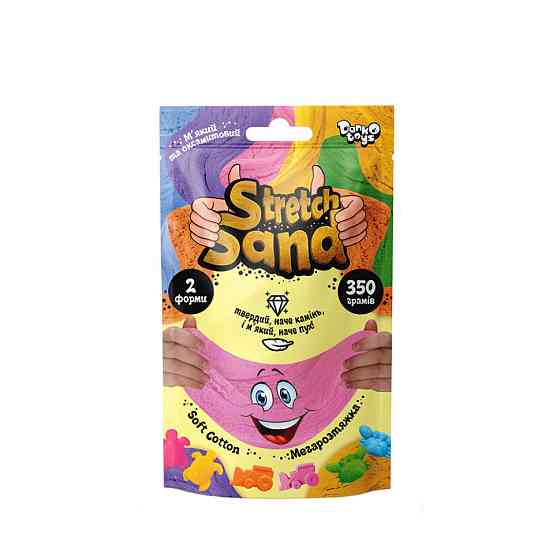 Набір креативної творчості "Stretch Sand" STS-04-02U пакет 350 гр Рожевий Вінниця